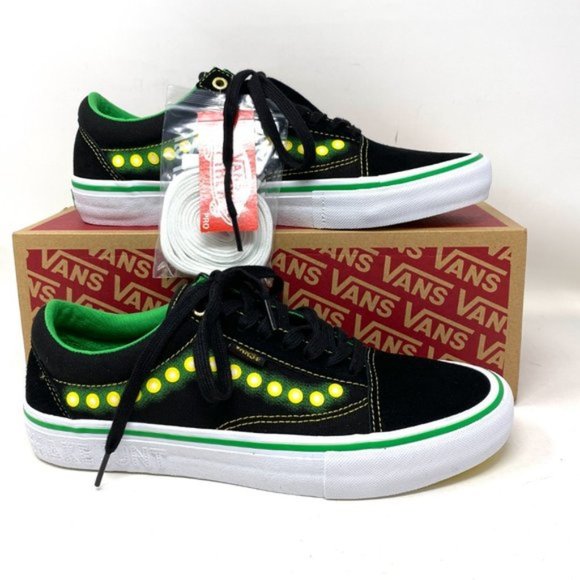 💖MEGA SALE💖VANS Old Skool Pro Shake Junt Black Suede Casual Womens VN0A45JC0V4 - Picture 1 of 11